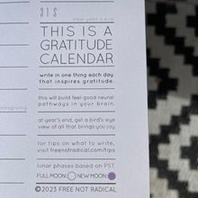 PREMIUM PAPER, LIMITED STOCK: 2024 Gratitude Calendars (frame not included)