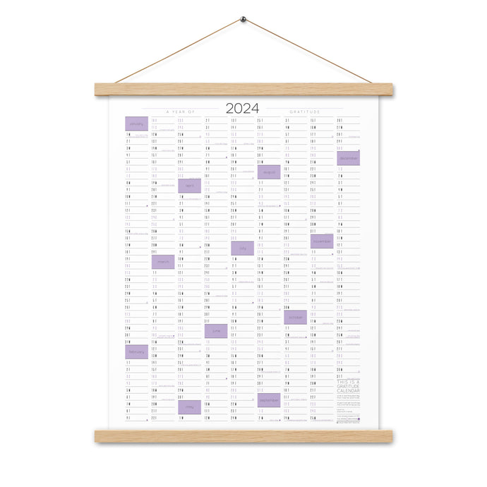 2024 Gratitude Calendars with HANGER