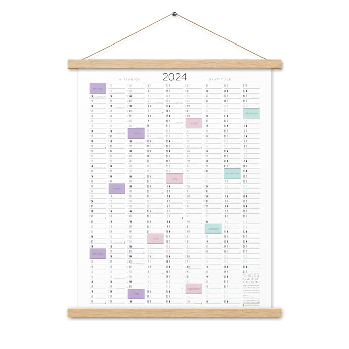 Ombre Calendar with Hanger